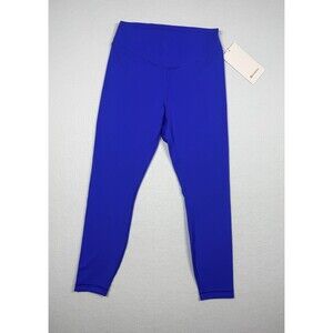 Lululemon Wunder Under SmoothCover High Rise Tight 25” Cerulean Blue Size 8 NWT